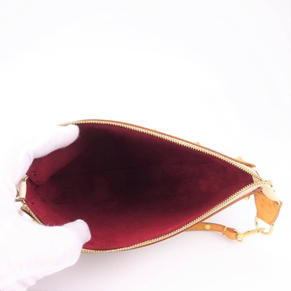 Louis Vuitton x Takashi Murakami White Multicolour Monogram Pochette - Picture 8 of 11